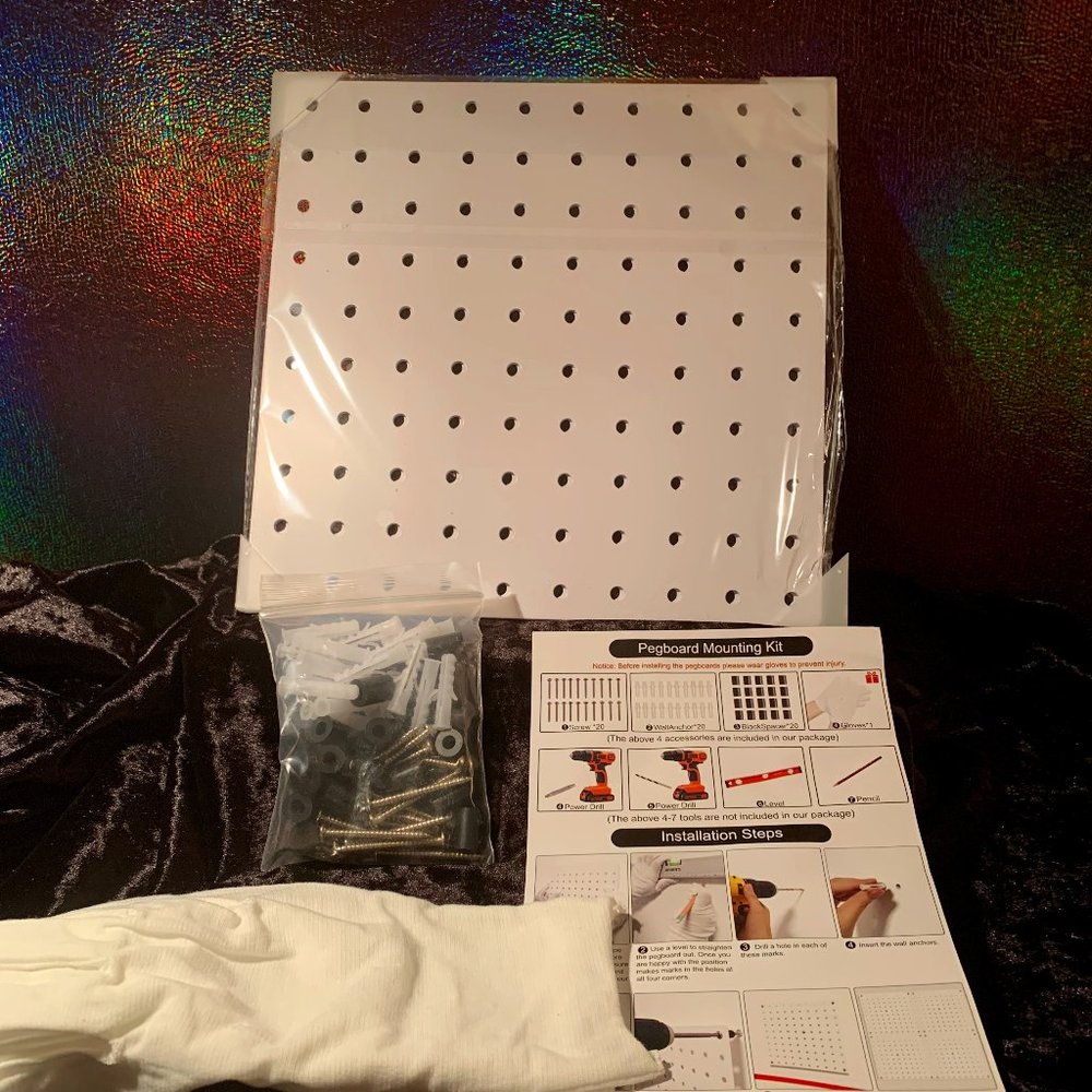 Pegboard Set of 4 with Hardware